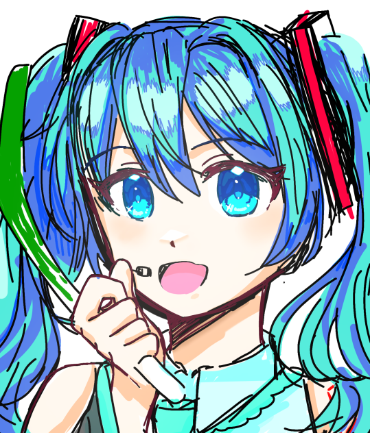 落書きミクさん