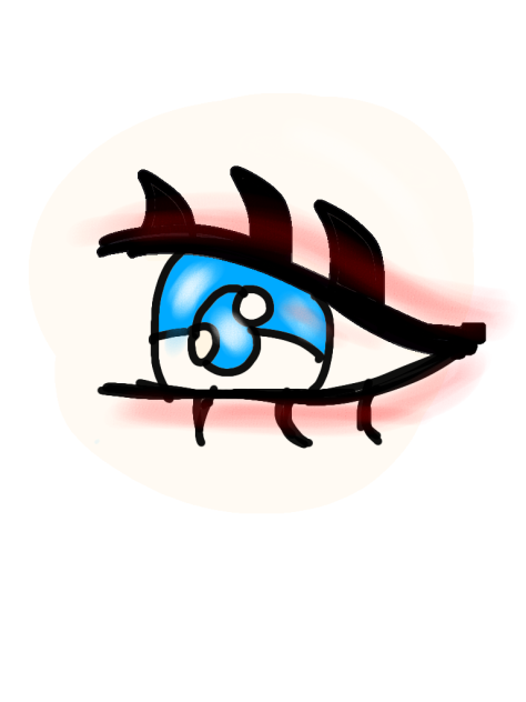 blue eye - ibisPaint