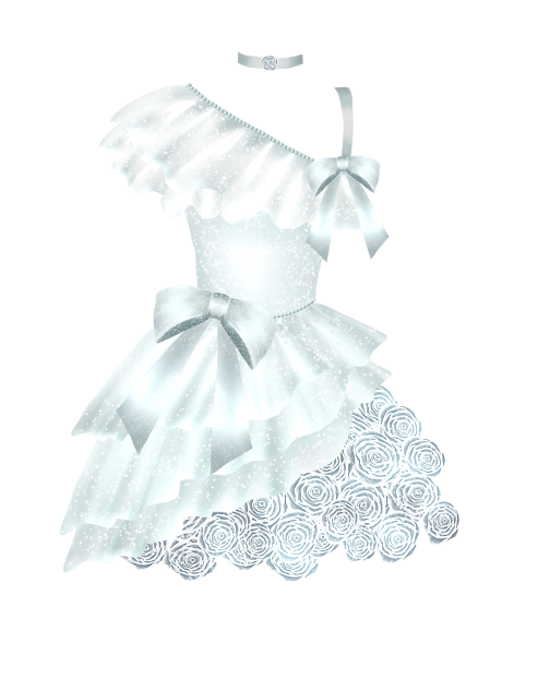 white dress concert