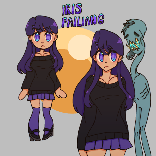 Iris full!! she low-key looks like Yuri