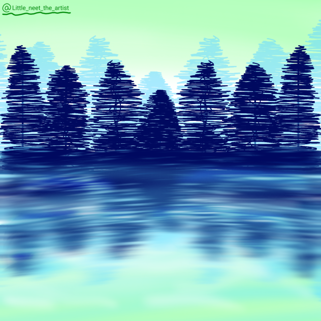 pretty landscape and Happy new year