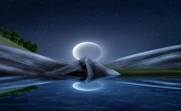 The moon lake