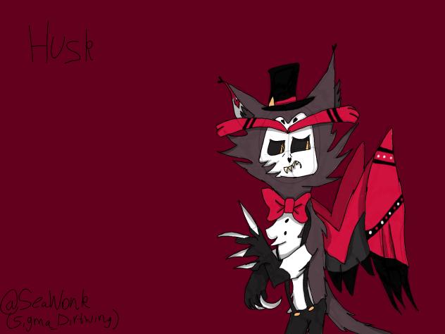 Husk fanart (Hazbin Hotel)