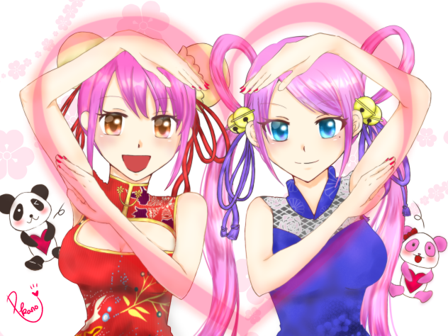 モモ スリスリ ＆ スズ リンリン