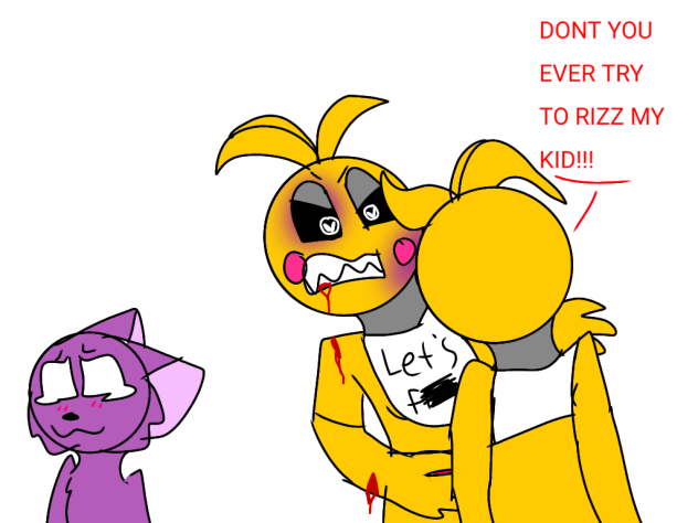 Lovestruck chica got beat by toy chica