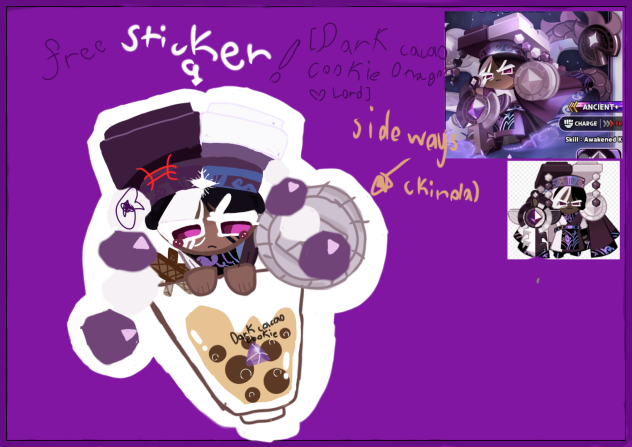 Idk just a dark cacao sticker