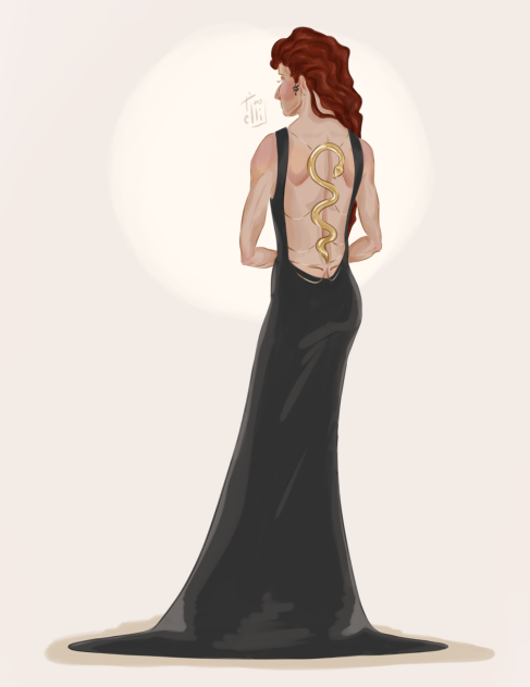 Snake dress - ibisPaint