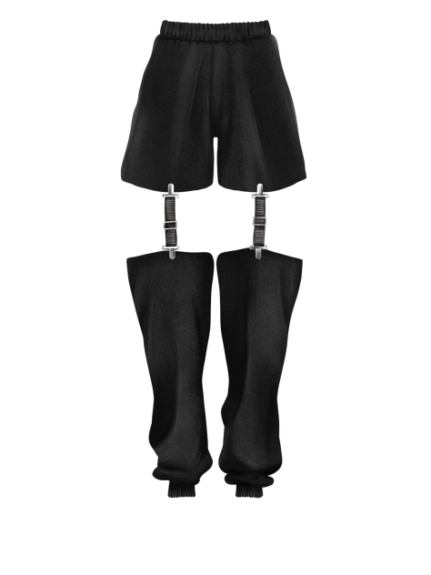 Suspender sweatpants