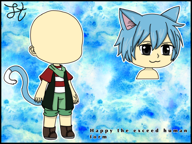 happy the exceed human form