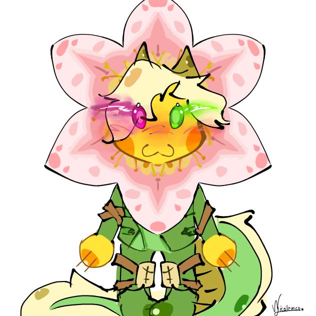 Lloyd in a sekura flower 🥰