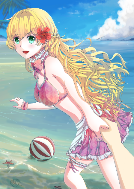 girl at the beach