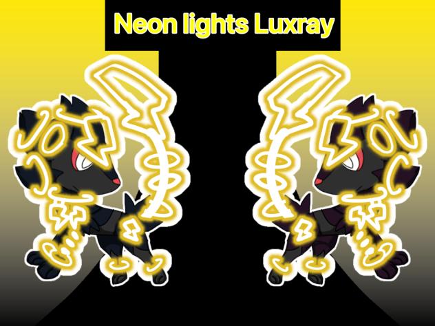 Neon lights Luxray