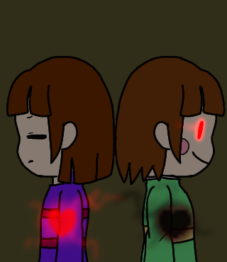 Frisk and chara