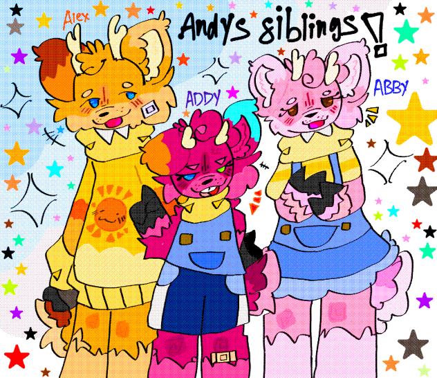 Andy’s Siblings!!!!!