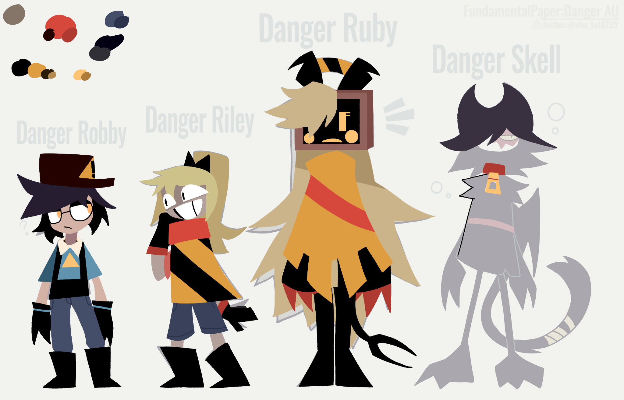 DANGER AU UNPAPER!!! 4-8 (WIP) - ibisPaint
