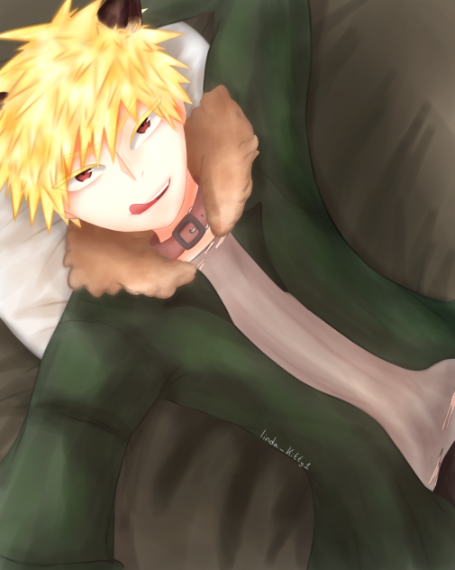 Bakugo Katsuki werewolf