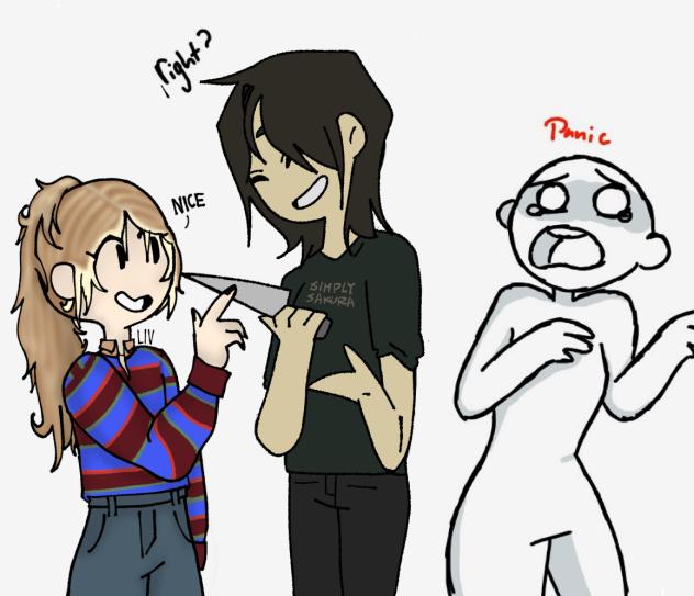 Collab with SimplySakura 🔪