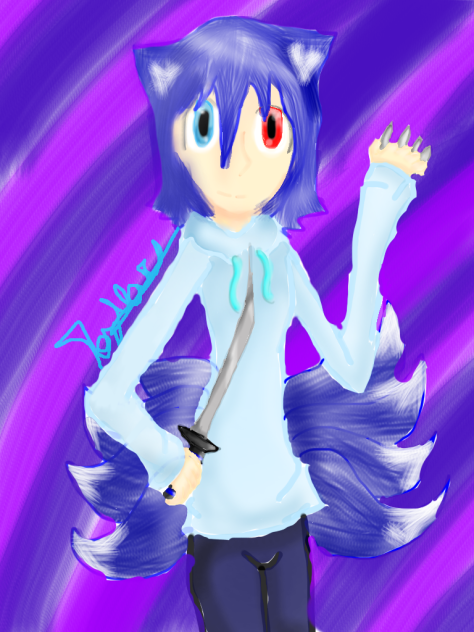 Speed art (random)- ToyMaru (mi OC)