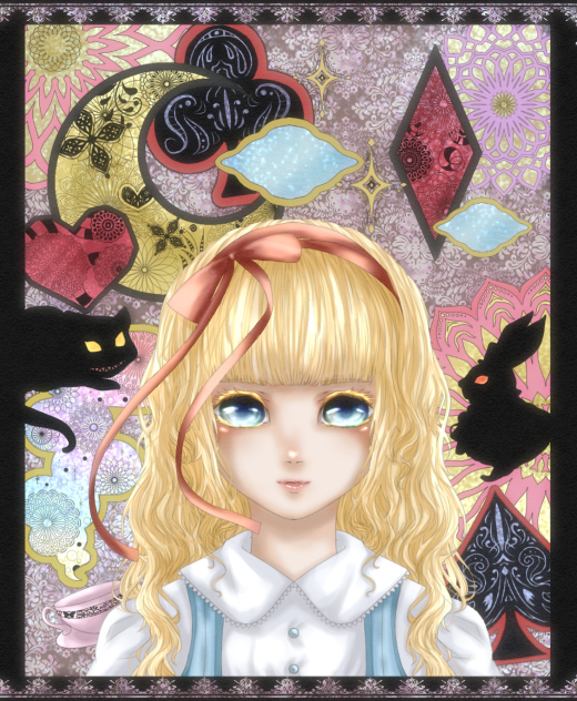 【線画】Alice【拝借】