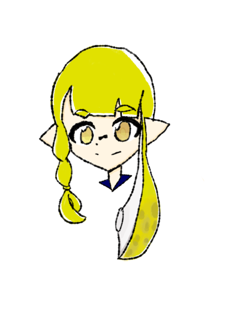 スプラ塗り絵　例