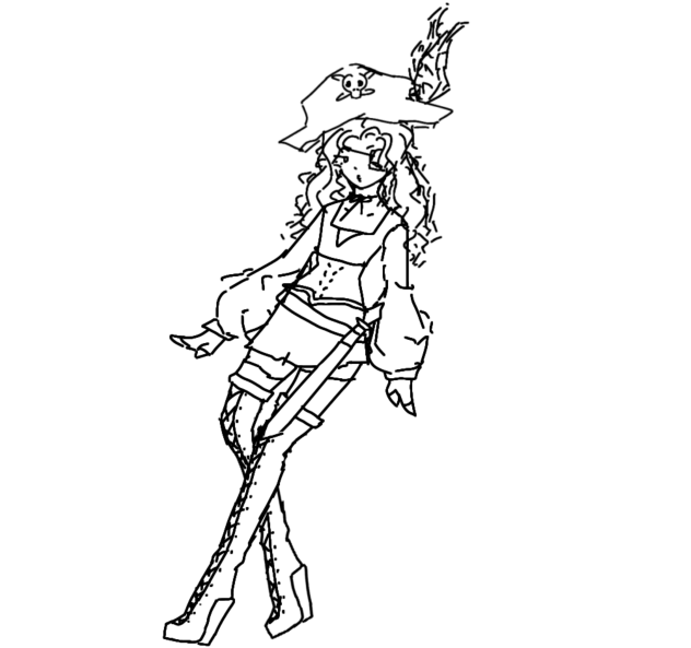 pirate doodle 6／25／24