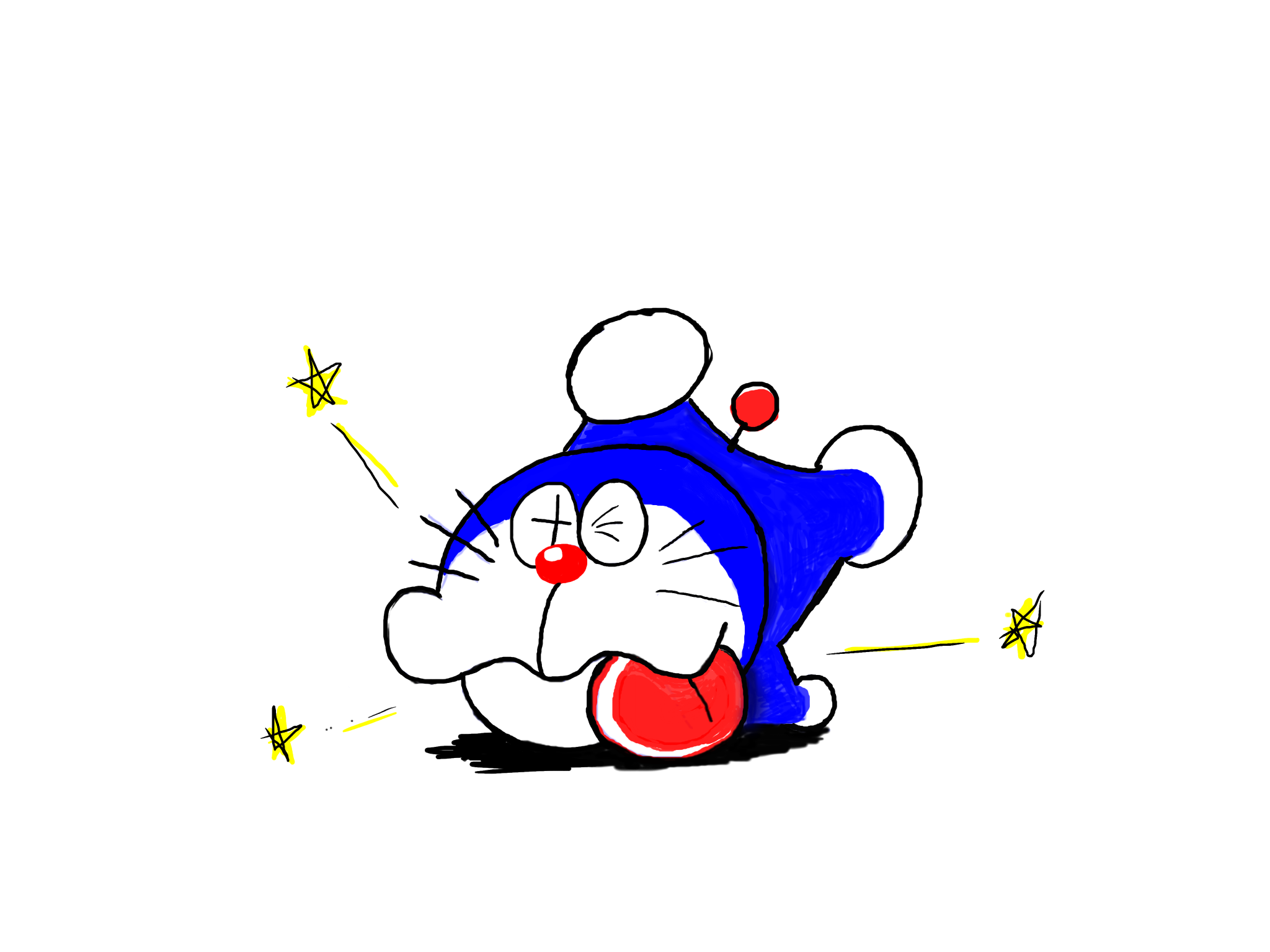 ドラえもん転ぶ Ibispaint ドラえもん転ぶ Ibispaint