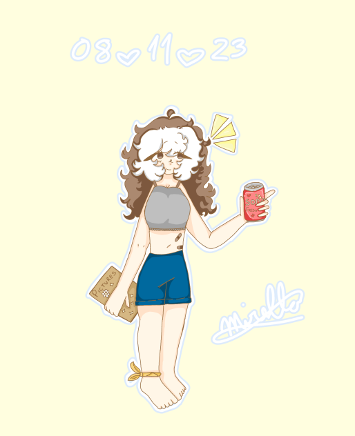 Luna in a swimsuit cuz someone dared me