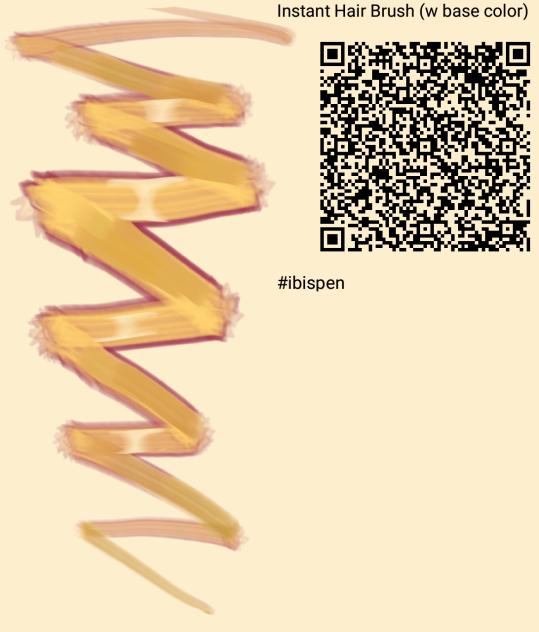 Hair outline with base color.