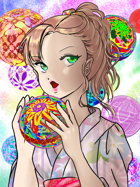 夏手毬