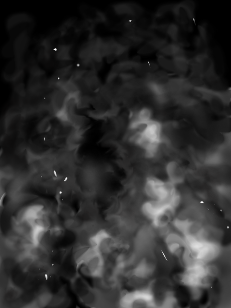 Fire, deep complex feelings background