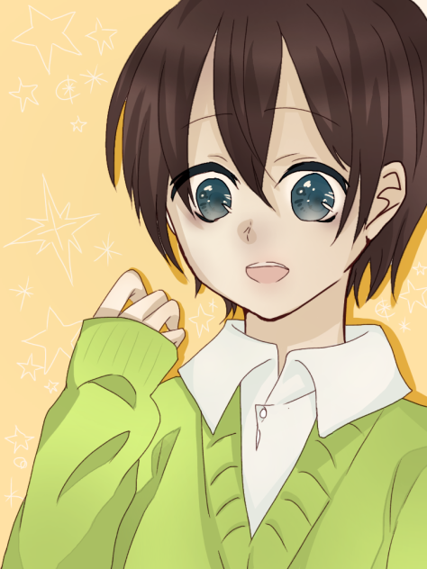 ショタ顔男子【描いてみた】