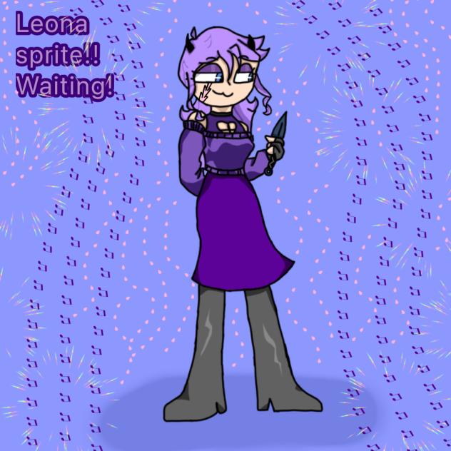 Leona sprite!! (Waiting)