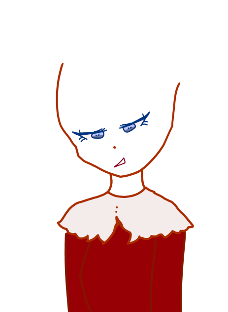 An unfinished piece of art