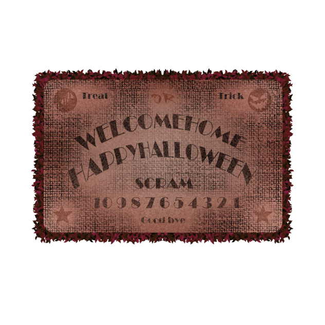 Halloween Themed Ouija Doormat