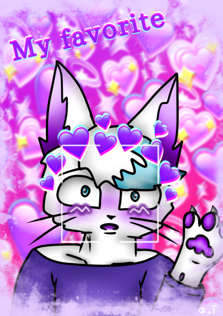 ✐︎These hearts suit him...