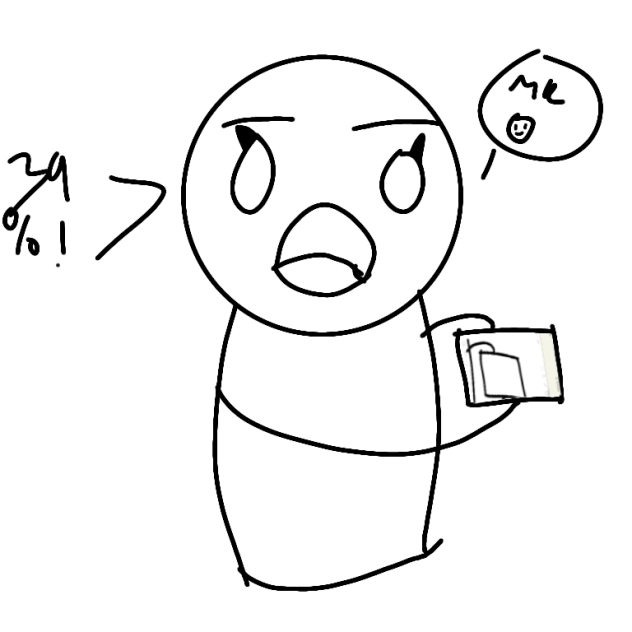 NOOOOO NOT 39 PERCENTTTT