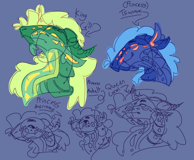 royal seawing sketches