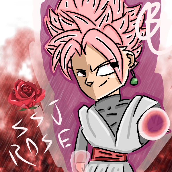 super saiyan rose goku black ibispaint