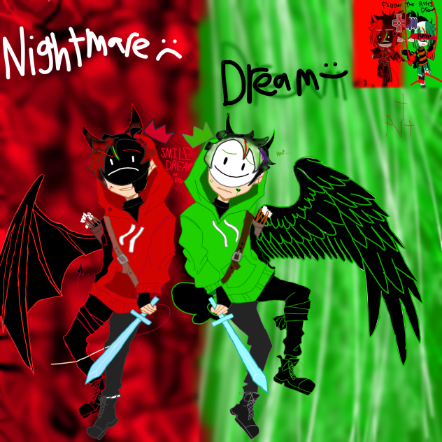 Dreams opposite 🙂👿-My au-