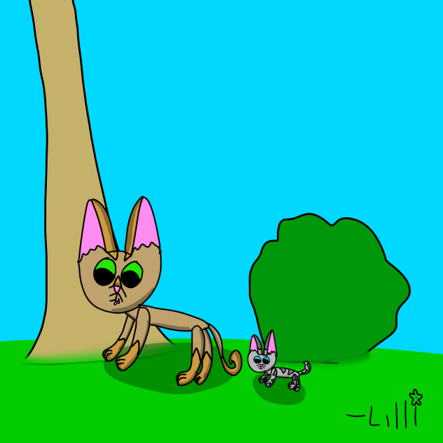 Crookedpaw and Willowkit l Warrior cats