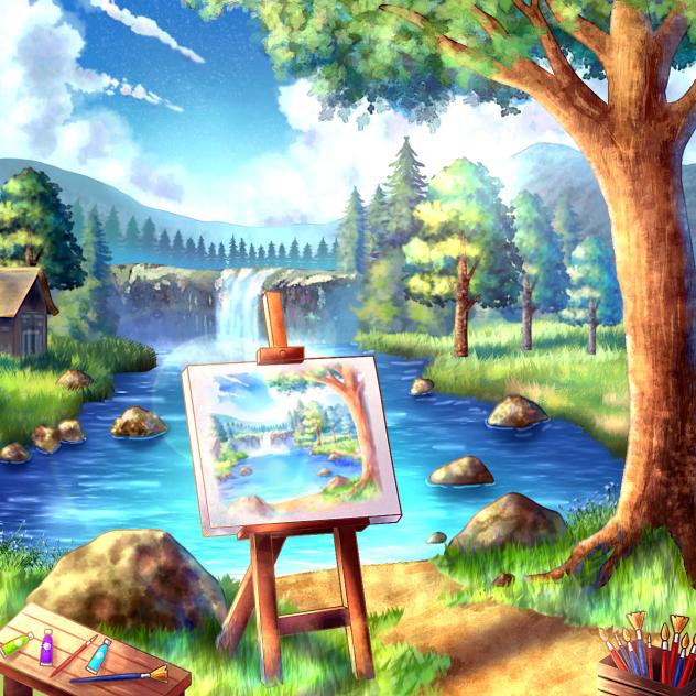 Painting in nature
