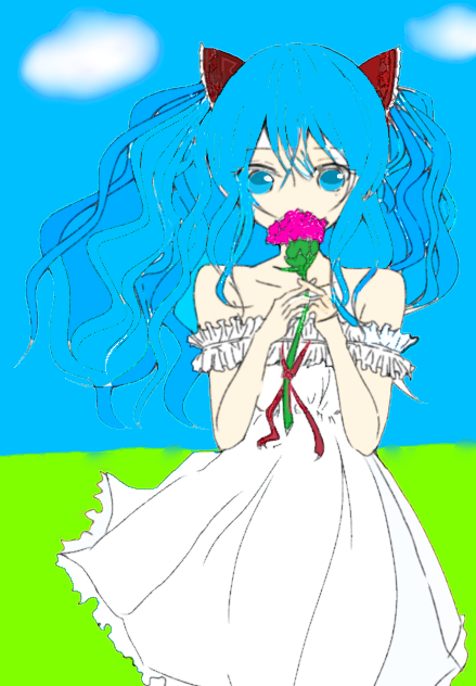 初音ミク色塗り1