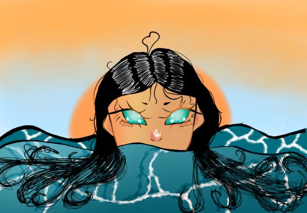 Ocean girl - ibisPaint