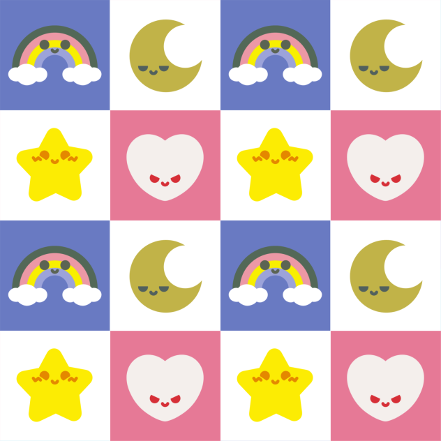 Sleep grid pattern v2 ibisPaint
