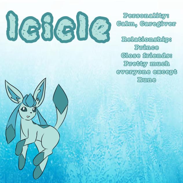 Icicle~ Eeveelution oc