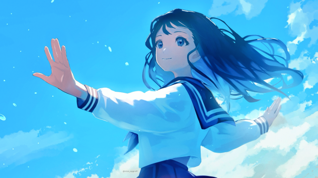 舞う。