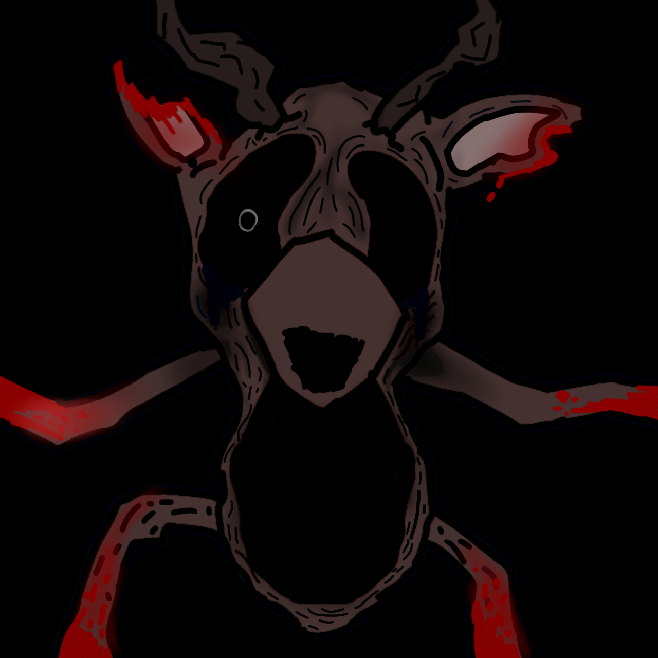 ' 99 night in the forest ' deer (99밤 사슴) - ibisPaint