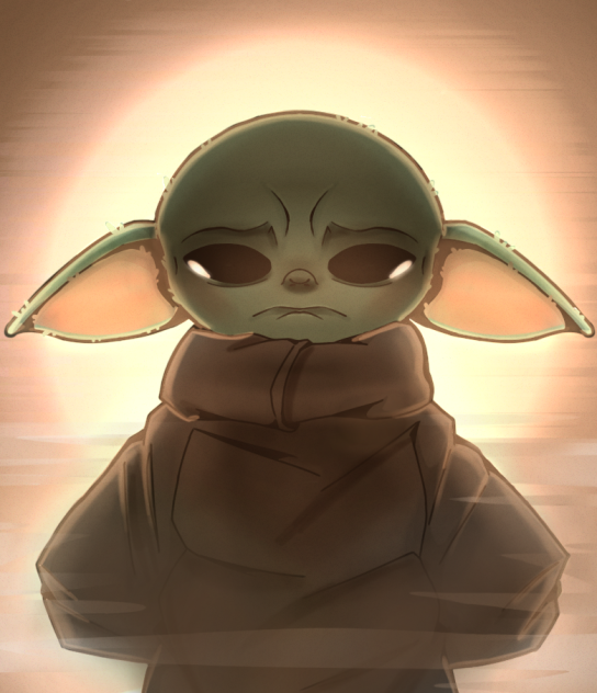 Sad Baby Yoda