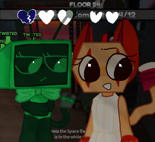 Vee the host & Scraps the papercraft