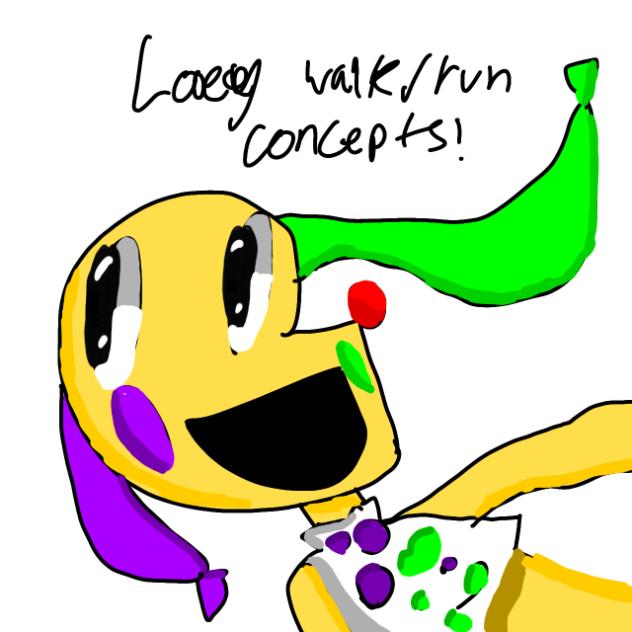 Looey walk’n’run concepts